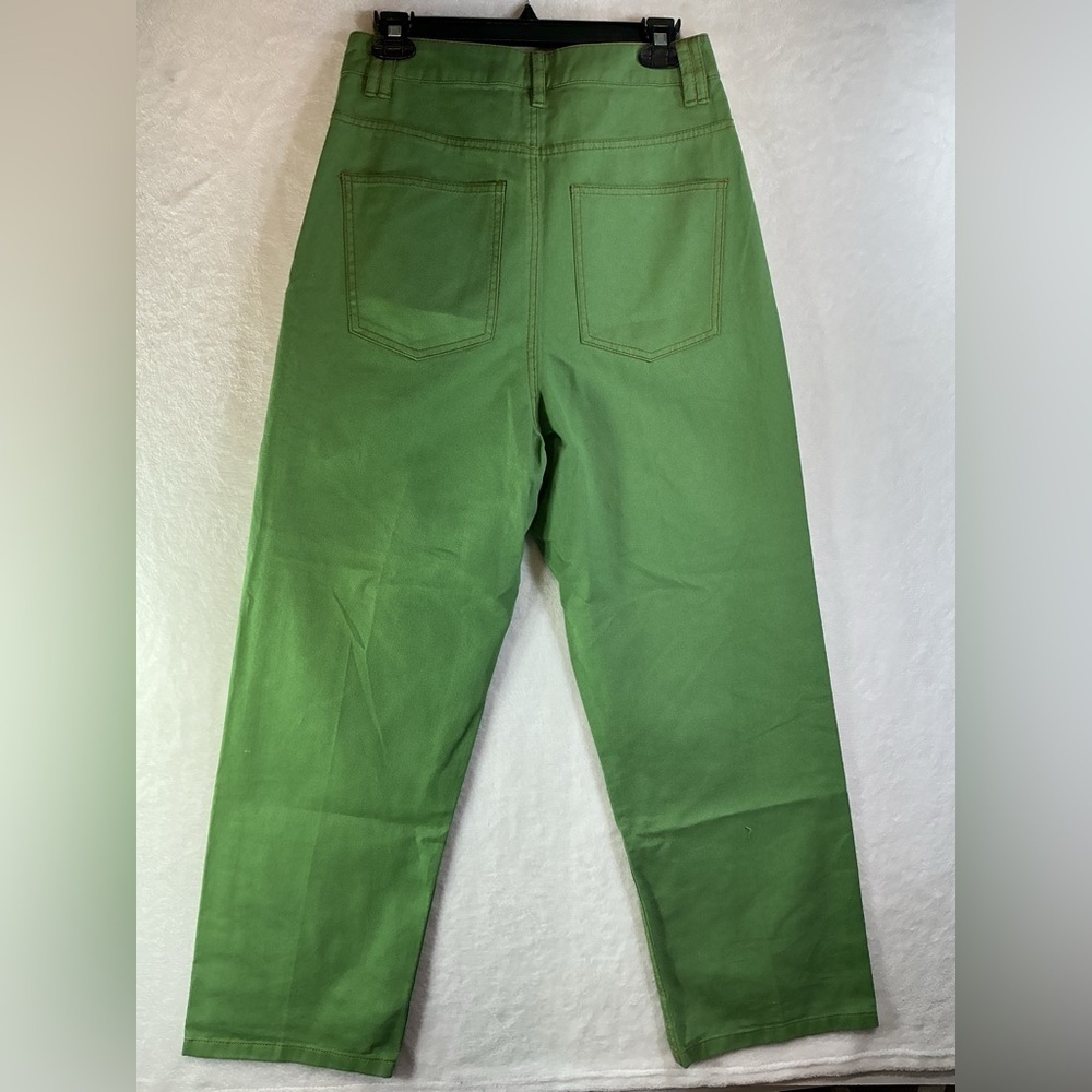 FARM Rio Green Wide Leg Pants - Picture 5 of 9